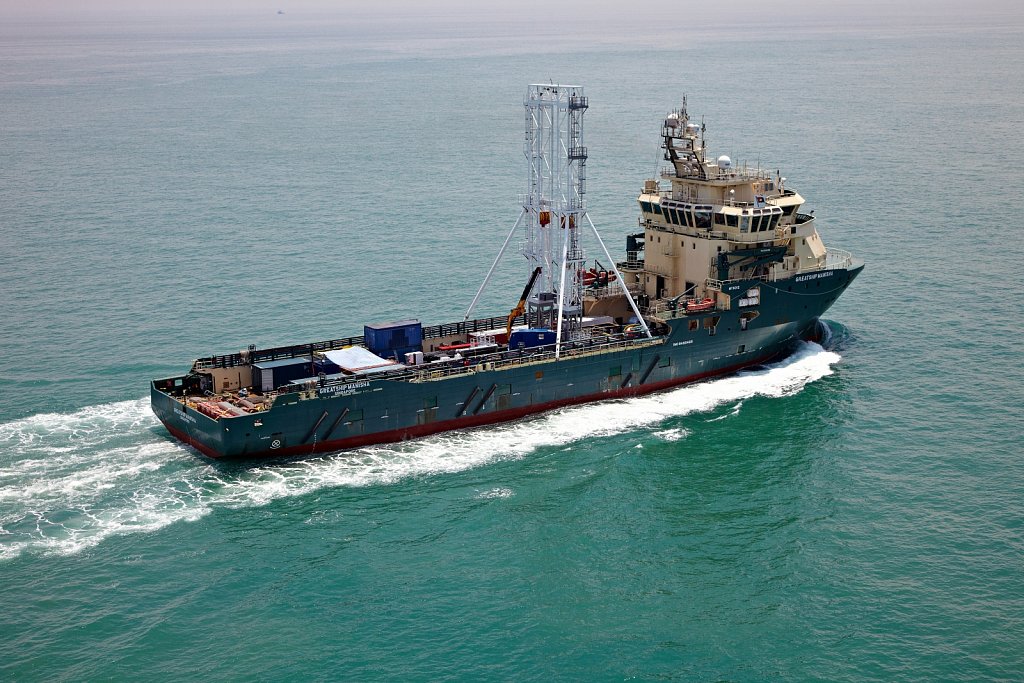The Greatship Manisha © ECORD/IODP, Geoequip Marine, courtesy of Island Drilling Singapore Pte.Ltd